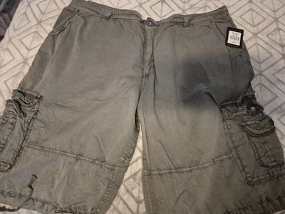 NUEVO CON ETIQUETAS $78.00 GALAXY by HARVIC Para hombres Talla 50, Pantalones Cortos Utilitarios Carga 8 Bolsillos  Foto 1 de 4