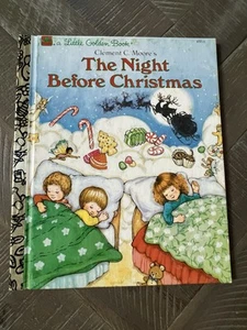 1994 Little Golden Book #450-11 The Night Before Christmas Clement C. Moore - Picture 1 of 9