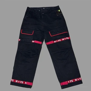 Vintage Y2K Marithe Francois Girbaud Shuttle Tape Jeans Mens 40 M Baggy Wide NWT - Picture 1 of 16