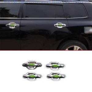 For Toyota Highlander 2008-2013 Chrome Titanium Side Door Handle Bowl Cover Trim - Picture 1 of 2