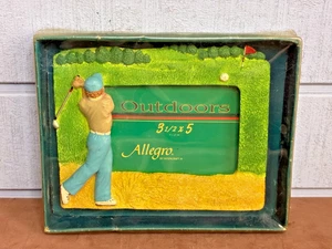 Intercraft Allegro 3 1/2" x 5" Outdoor Bilderrahmen ~ Golf Motiv ~ Neu im Karton - Bild 1 von 3