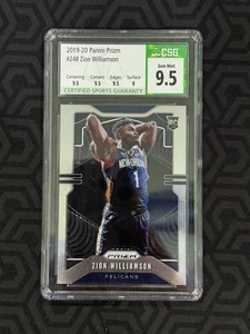 Zion Williamson RC, 2019-20 Panini Prizm CSG Gem 9,5 - Imagen 1 de 2