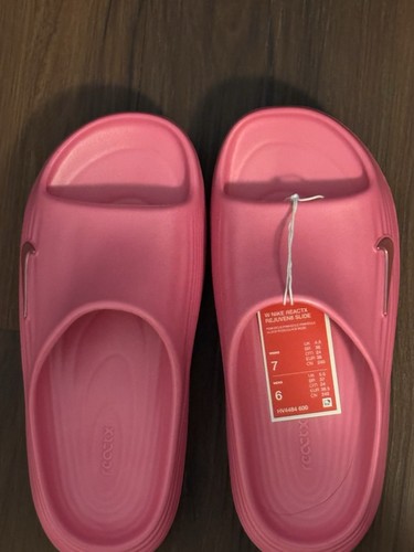 Scivolo Nike rosa donna Reactx Rejuven8 taglia 7 nuovo