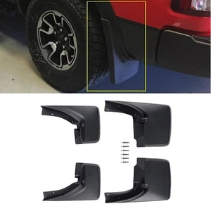 Front & Rear Deluxe Molded Splash Guards Mud Flaps Fit Dogde Ram 2009-2019 2018 - Picture 1 of 3