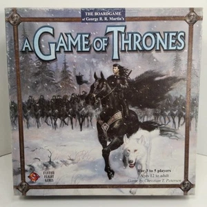 A Game of Thrones Fantasy Flight w/ Clash of Kings Expansion Complete Board Game - Picture 1 of 5