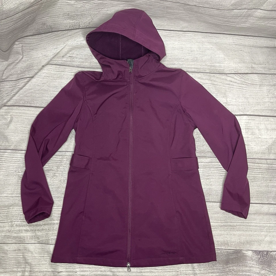 Женская куртка с капюшоном на молнии Free Tech средний размер (8/10) длинный рукав Berry - Изображение 1 из 4