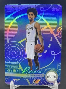 2025 Topps Match Attax Dylan Harper RC Rookie #122 Blue SP - Picture 1 of 2
