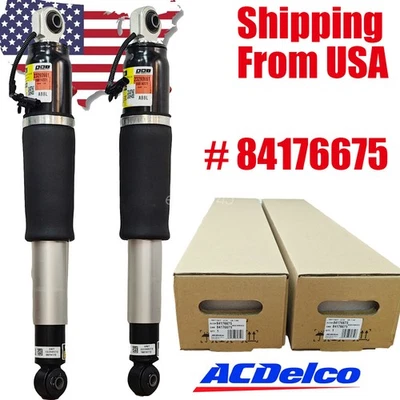 OEM 2x Rear Air Shock Absorbers for 15-20 Escalade Suburban Tahoe 84176675 - Image 1 of 4