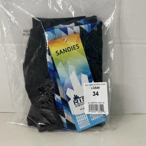 Nuevo Traje de Baño Pantalones Cortos RISE AQUATICS Negro Sandies Empalme Volt Race Jammer talla 40 #2 - Imagen 1 de 11