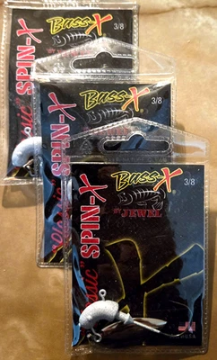 3 ganchos de plantilla Jewel Classic Spin X con hoja giratoria, 3/8, nuevo en paquete, envío gratuito Foto 1 de 4