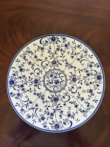 Schwedisches Design blau und weiß dekorativer Teller 12" Durchmesser - Bild 1 von 3