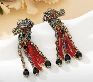 Heidi Daus Ohrhänger Drache Kristall - Bild 1 von 7