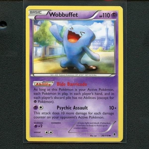 Pokémon TCG Wobbuffet 36/119 XY Phantom Forces Regular Uncommon Card EN-LP 2014 - Picture 1 of 2