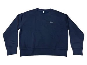 Ascolour Women's Relax Sweatshirt Black Crew Neck Size Medium Long Sleeve/ CISCO - Picture 1 of 8