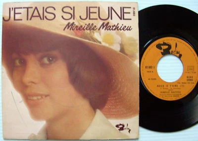 MIREILLE MATHIEU J'Etais Si Jeune 45 Barclay Records Foto 1 de 2