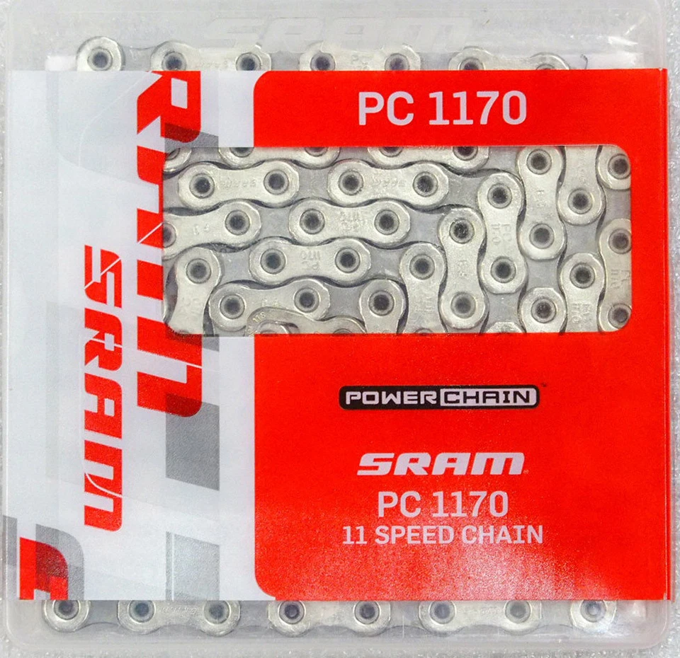 Cadena SRAM PC-1170 PC1170 11 velocidades, 114 eslabones se adapta a ROJO 22 FORCE 22 RIVAL 22 Foto 1 de 1