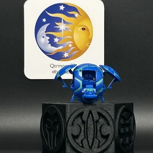 BAKUGAN Saurus B1 350g Blue Aquos BATTLE BRAWLERS Open Core - Picture 1 of 14