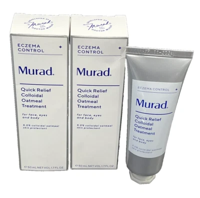 2 Murad Quick Relief Tratamiento Coloidal Avena Protector de Piel 1.7oz (11/2024) Foto 1 de 3