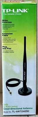 ANTENNA TP-LINK 5dBi 2.4GHz INDOOR TL-ANT2405C - Immagine 1 di 2