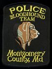 Montgomery Country Police Maryland Bloodhound Team K-9 Patch CT3