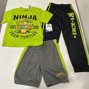Nickelodean Teenage Mutant Ninja Turtle 3 Piece Set Boys Clothes - Picture 1 of 6