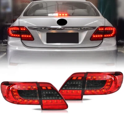 Luces traseras rojas VLAND para Toyota Corolla 2011-2013 LED freno trasero luz de marcha atrás Foto 1 de 4