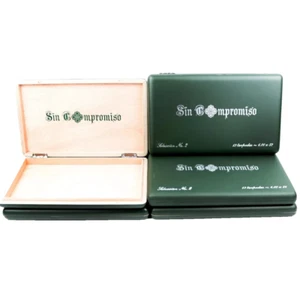 Lote de 5 Sin Compromiso Seleccion Nº Juego de 2 cajas de cigarros de madera de 12" x 7,25" x 1" 5 - Imagen 1 de 9