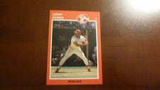 1989 KAHN'S CINCINNATI REDS LENNY HARRIS  BASEBALL CARD