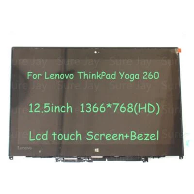 Lenovo ThinkPad Yoga 260 12.5 1366x768 HD LED LCD Touch Screen & Bezel Assembly - Image 1 of 4
