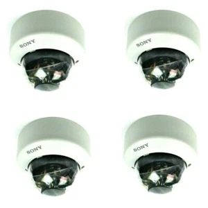 Lot of 4 Sony Video Security Cameras SNC-EMX30R Network IR Indoor Dome FHD - Picture 1 of 9