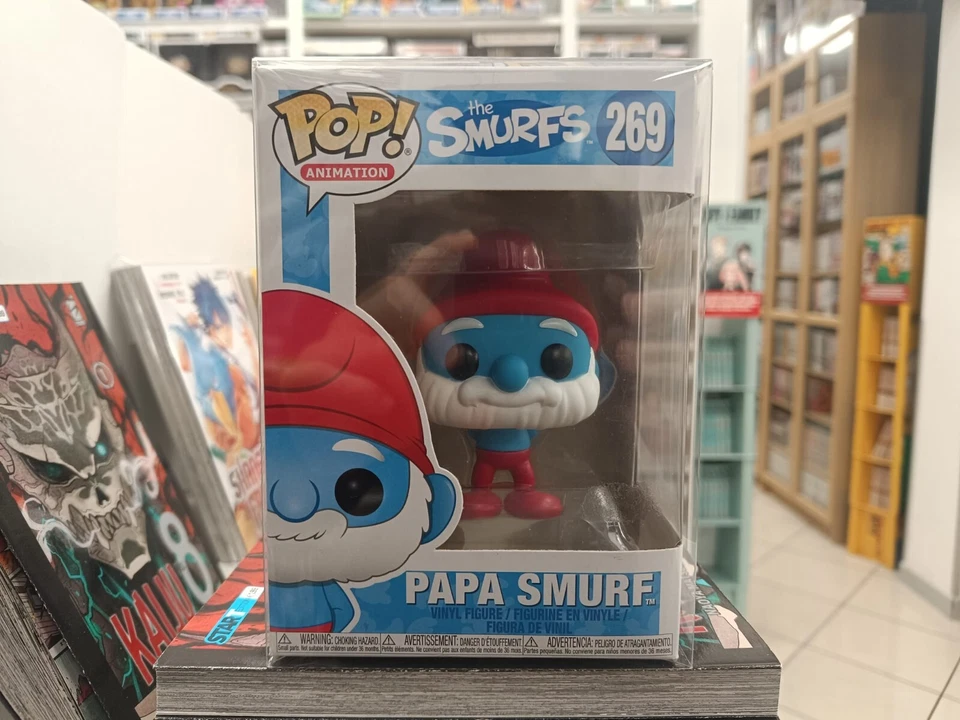 Funko Pop! Papá Pitufo 269 - Los Pitufos - Vinilo Original + Protector - Imagen 1 de 4