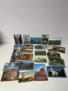 Lote de postales vintage tamaño estándar tarjetas antiguas algunas usadas lote mixto postales - Imagen 1 de 23