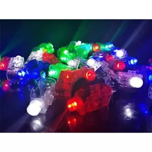 48ct LED Light w/ Rubber Bend Fingers Funny Lights For Kids Party Event - Picture 1 of 1