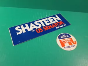 Don Shasteen For U.S. Senator Political Campaign Bumper Stickers - Picture 1 of 2