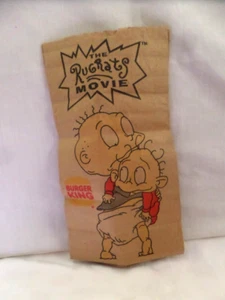BURGER KING NOV. 27 1998 RUGRATS MOVIE FOOD BAG - Picture 1 of 10