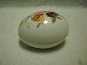 Vintage Ashleydale Fine Bone China Eiförmige Trinkbox England 3 1/2" - Bild 1 von 5