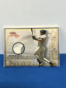 2004 FLEER SWEET SIGS STITCHES GAME USED MARK TEIXEIRA JERSEY PATCH 4/50