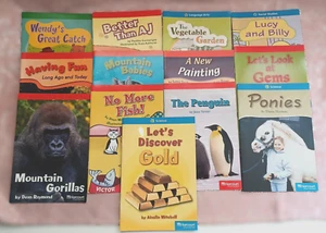 Set of 13 Level 2 Harcourt Readers Educational - Imagen 1 de 2