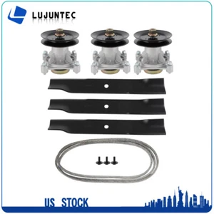 52" MOWER DECK REBUILD BELT KIT FOR HUSTLER RAPTOR 604214 603995 603988 791988 - Picture 1 of 9