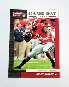 2019 Panini Contenders Draft Picks Riley Ridley Game Day Ticket Georgia #38 - Picture 1 of 2