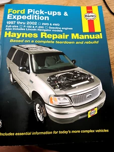 Haynes repair manual,ford pick ups and expedition 1997 through 2002, 2WD+ 4WD - Bild 1 von 5