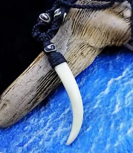 Ciondolo Dragon Talon Perline Occhio Collana Ciondolo Fatto a Mano - Foto 1 di 5