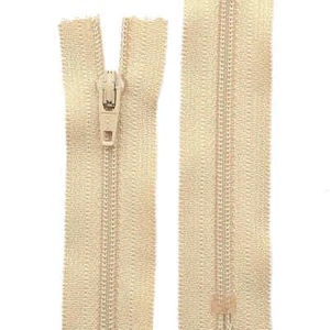 YKK CLOSED END ZIP CAMEL BROWN 10cm / 4" - Picture 1 of 1