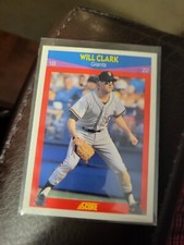 1990 Score 100 Superstars #30 Will Clark San Francisco Giants (Rangers Orioles)