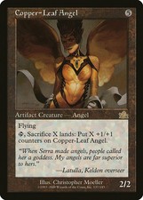 Copper-Leaf Angel - Foil Prophecy LP MTG