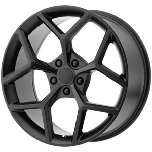 20x11 +43 Performance Replicas PR126 5x120 Matte Black Wheels (Set of 4) - Picture 1 of 1