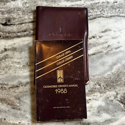 1988 oldsmobile cutlass cera cutlass cruiser proprietários maual - Imagem 1 de 4