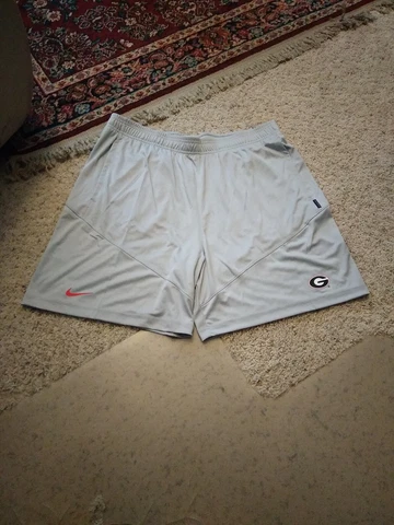 Nike Dri-fit Georgia Bulldogs Football Team Issue On-Field Player Shorts Men's L Cover