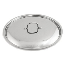 Cuisinox Coperchio Eclipse 20 Cm In Vetro Temperato E Acciaio Inox - Universale Per Pentole, Con Pulsante Atermico