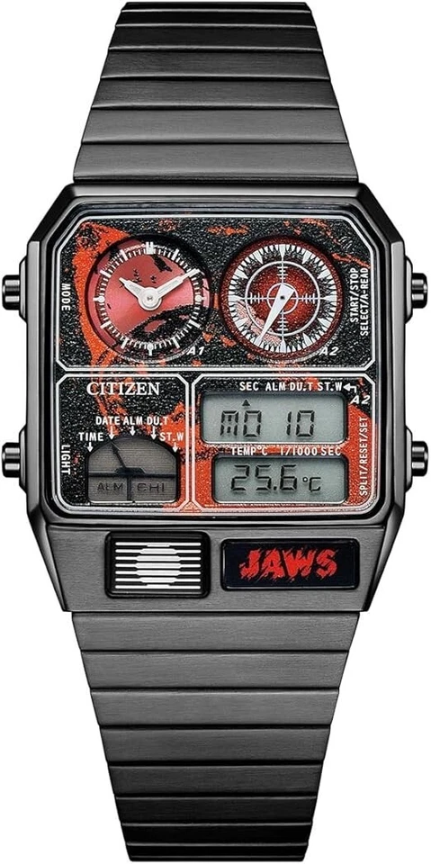 CITIZEN JG2138-60Z Universal Studios JAWS Watch Limited to 200 ANA-DIGI TEMP JP - Image 1 of 1